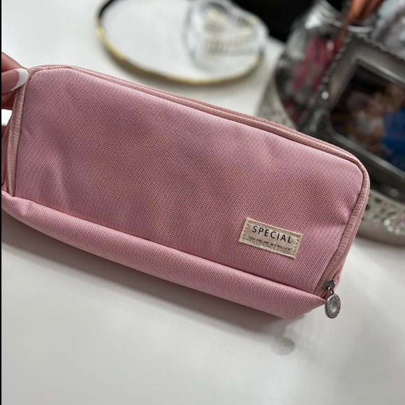 Pink Large Capacity Pencil Case, High Quality for Teen Girl Boy - Picture 4 of 10